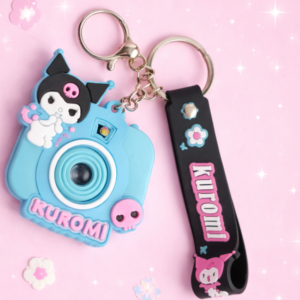 projector camera keychain blue