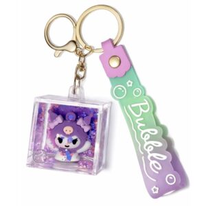 Floating Water Keychain purple