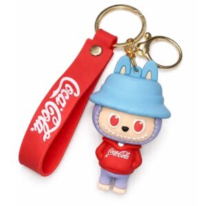 Labobo with Coca-Cola keychin red