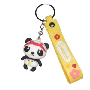 Lovely Panda Figure Keychain