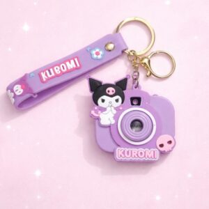 projector camera keychain purpel