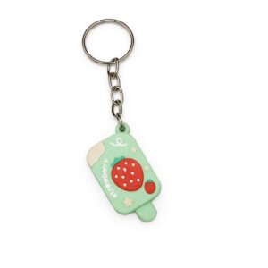 Cute Strawberry Ice Cream Keychain p-70