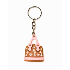 Stylish Mini Handbag Keychain orange p-99