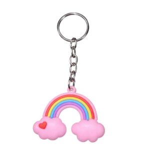 Cute Rainbow Cloud Keychain p-129
