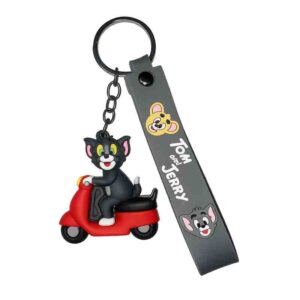 Tom and Jerry Scooter Keychain p-142