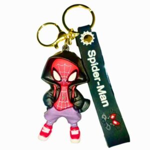 Spider Hero Keychain – Cute Hoodie Style p-13